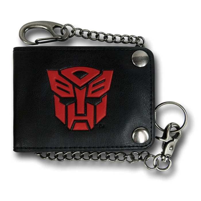 Bioworld Movies Transformers Bi-Fold Snap Chain Wallet 3 Bioworld Movies Transformers Bi-Fold Snap Chain Wallet
