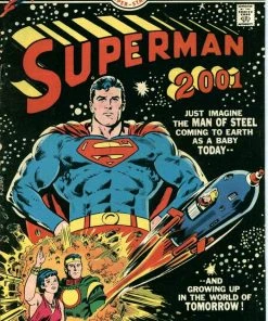 Silver Buffalo DC Comics Superman #300 13 X 19 Wood Wall Art