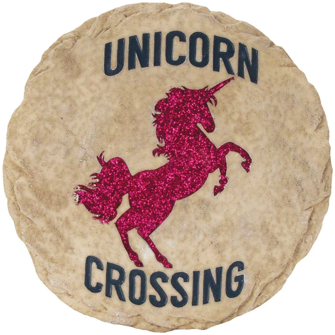 Home Decor & Posters Spoontiques Unicorn Crossing Stepping Stone 3 Home Decor & Posters Spoontiques Unicorn Crossing Stepping Stone