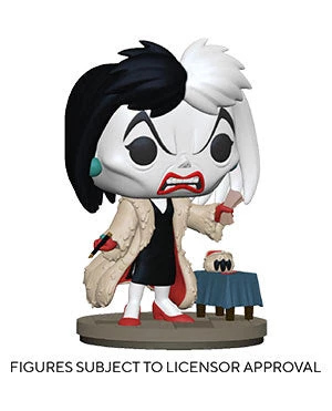 Funko POP Disney: Villains- Cruella De Vil 3 Funko POP Disney: Villains- Cruella De Vil