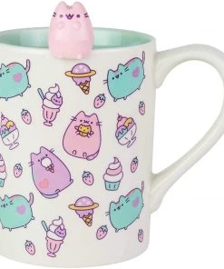 Enesco Pusheen By Our Name Is Mud Sweets Coffee Mug With Spoon, 16 Oz Houseware