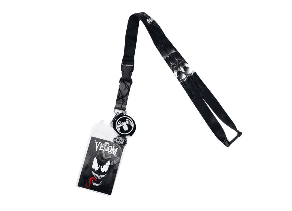 Bioworld Venom Breakaway Lanyard With ID Badge Holder 3 Bioworld Venom Breakaway Lanyard With ID Badge Holder