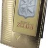 Bioworld Video Games Legend Of Zelda Gold Bi-Fold Wallet