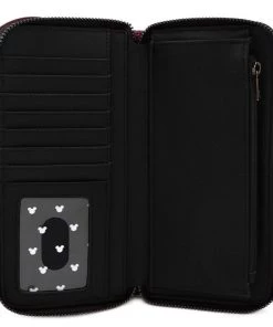 Loungefly Minnie Mouse Quilted Bow & Ears Wallet Zip Around 6 Loungefly Minnie Mouse Quilted Bow & Ears Wallet Zip Around
