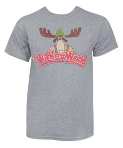 Ripple Junction National Lampoon's Vacation - Walley World Logo T-Shirt Heather Grey Movies