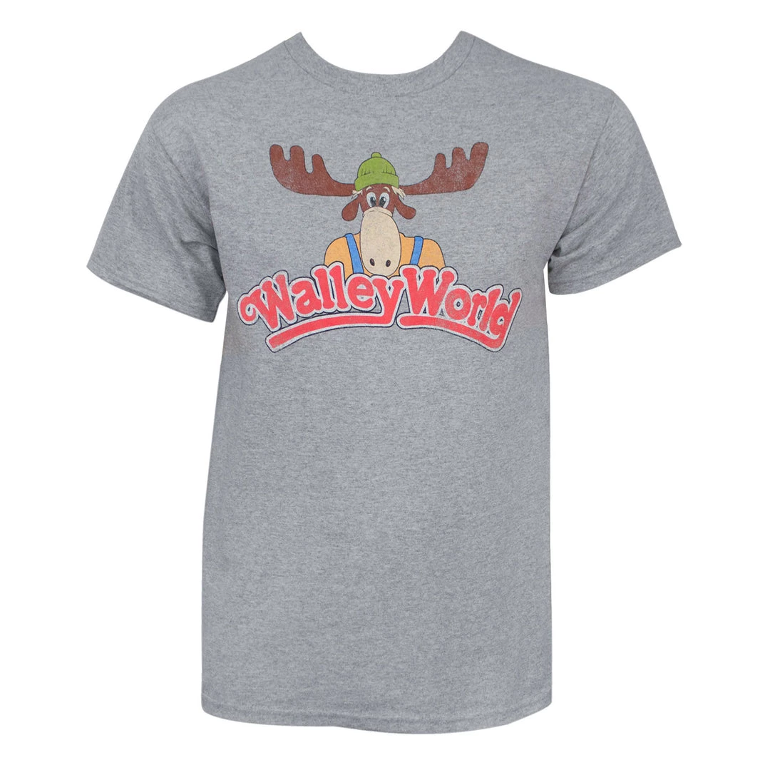 Ripple Junction National Lampoon's Vacation - Walley World Logo T-Shirt Heather Grey Movies 3 Ripple Junction National Lampoon's Vacation - Walley World Logo T-Shirt Heather Grey Movies