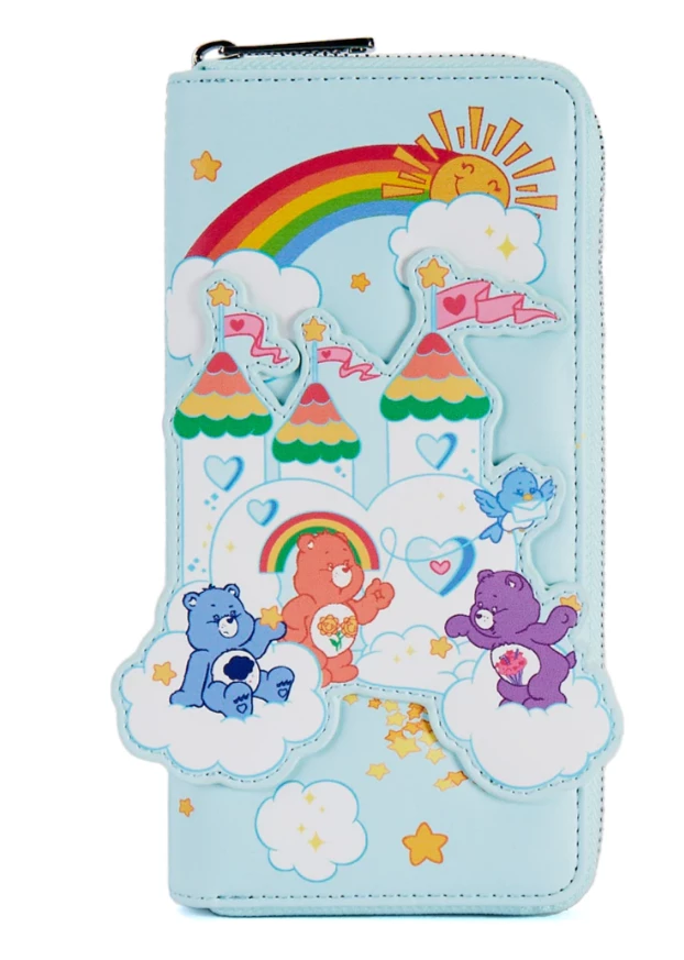 Loungefly Care Bears 40th Anniversary Zip Around Wallet 3 Loungefly Care Bears 40th Anniversary Zip Around Wallet
