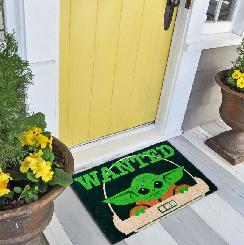 Pyramid America Disney Star Wars The Mandalorian - The Child Wanted 17" X 29" Coir Doormat 6 Pyramid America Disney Star Wars The Mandalorian - The Child Wanted 17" X 29" Coir Doormat