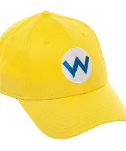 Bioworld Mario Brothers - Wario Adult Flex Fit Cap Video Games