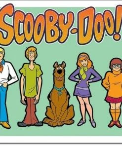 Desperate Enterprises Inc Scooby Doo -50 Years Metal Sign Movies