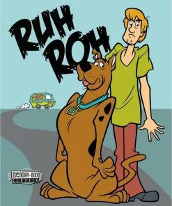 Desperate Enterprises Inc Scooby Doo -Ruh Roh Metal Sign Movies