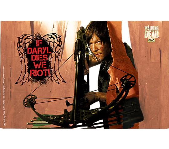 TV Series The Walking Dead: "If Daryl Dies, We Riot!" 24 Oz. Tervis Tumbler 4 TV Series The Walking Dead: "If Daryl Dies, We Riot!" 24 Oz. Tervis Tumbler
