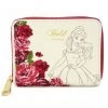 LOUNGEFLY X DISNEY BOLD BELLE MINI ZIP AROUND WALLET 1 LOUNGEFLY X DISNEY BOLD BELLE MINI ZIP AROUND WALLET