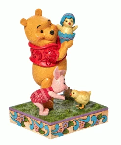 Enesco Disney Winnie The Pooh- Pooh & Piglet With Chick Figure 7 Enesco Disney Winnie The Pooh- Pooh & Piglet With Chick Figure