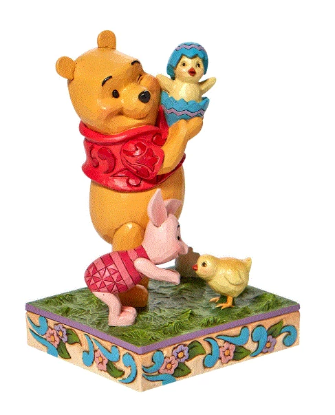 Enesco Disney Winnie The Pooh- Pooh & Piglet With Chick Figure 5 Enesco Disney Winnie The Pooh- Pooh & Piglet With Chick Figure