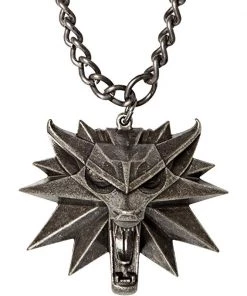 Jinx Video Games Necklace - Witcher - Wild Hunt Medallion With Chain