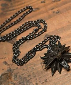 Jinx Video Games Necklace - Witcher - Wild Hunt Medallion With Chain
