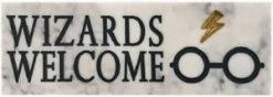Spoontiques Harry Potter - Desk Sign: Wizards Welcome