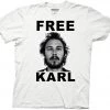 American Classics TV Series Workaholics Free Karl T-Shirt