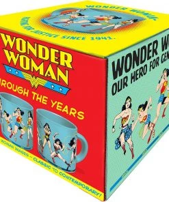 The Unemployed Philosophers Guild DC Comics Wonder Woman Through The Years Coffee Mug