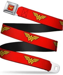 Buckle-Down DC Comics Wonder Woman Logo Seat Belt Buckle ADULT'S Belt