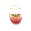 Spoontiques DC Comics - Wonder Woman - Logo Stemless Wine Glass