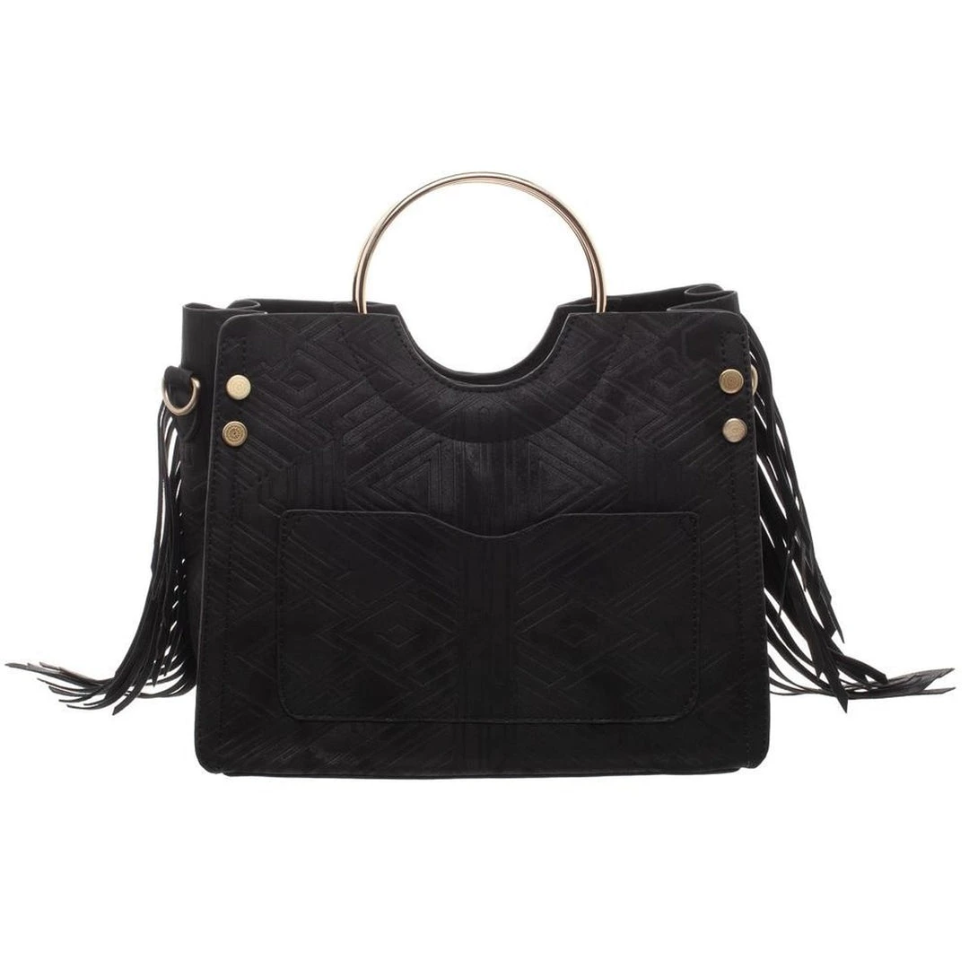 Bioworld DC Comics Wonder Woman Fringe Handbag Purse 4 Bioworld DC Comics Wonder Woman Fringe Handbag Purse