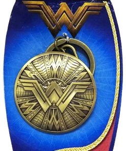 Monogram DC Wonder Woman Shield Pewter Key Ring