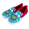 Paladone DC Wonder Woman Canvas Slip On Shoes 1 Paladone DC Wonder Woman Canvas Slip On Shoes