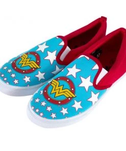 Paladone DC Wonder Woman Canvas Slip On Shoes