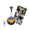 Body Vibe Navel With White Star Wonder Woman Fixed Logo Charm