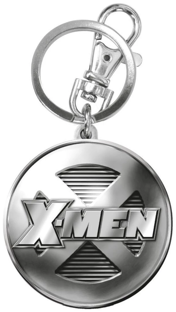 Monogram Marvel X-Men Logo Pewter Key Ring 3 Monogram Marvel X-Men Logo Pewter Key Ring