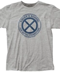 Impact Marvel Comics - X-Men - Xavier's School For Gifted Youngsters Adult Fitted T Shirt
