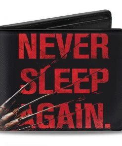 Buckle-Down Freddy's Hand Never Sleep Again Bi-Fold Wallet Wallets