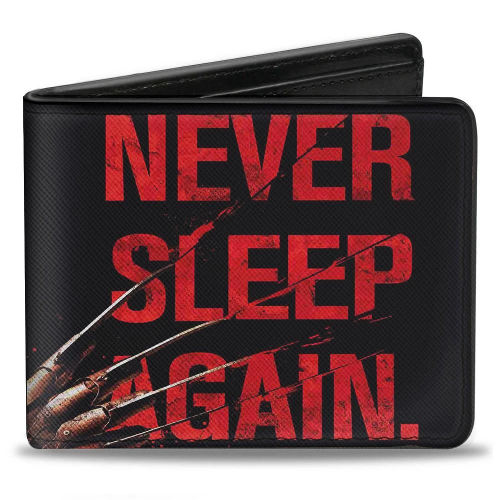 Buckle-Down Freddy's Hand Never Sleep Again Bi-Fold Wallet Wallets 3 Buckle-Down Freddy's Hand Never Sleep Again Bi-Fold Wallet Wallets