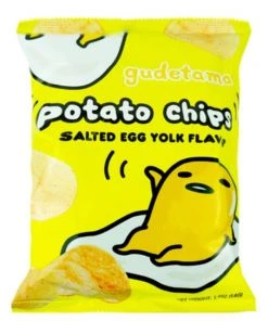 Asian Food Grocer Gudetama Potato Chips Salted Egg Yolk Flavor 54g