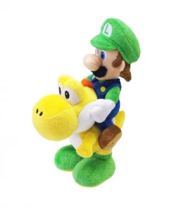 Little Buddy Luigi Riding Yoshi 8" Plush