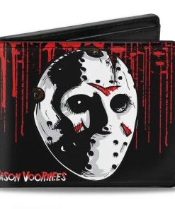 Buckle-Down Jason Voorhees Friday The 13th Blood Splatter Bi-Fold Wallet