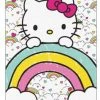 Silver Buffalo Home Decor & Posters Hello Kitty Peek Clouds Canvas Wall Art 7.5" X 10"