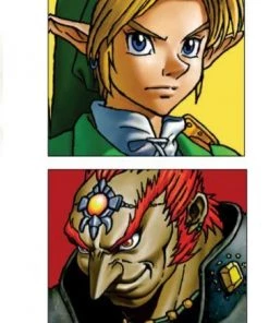 Pyramid America Zelda - Link & Ganondorf 6''x 6'' Canvas Set