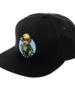 Bioworld The Legend Of Zelda - Link Snapback Hat Flat Bill Cap Video Games