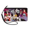 Buckle-Down Disney 8-Villains Group Pose Canvas Zipper Wallet 2 Buckle-Down Disney 8-Villains Group Pose Canvas Zipper Wallet